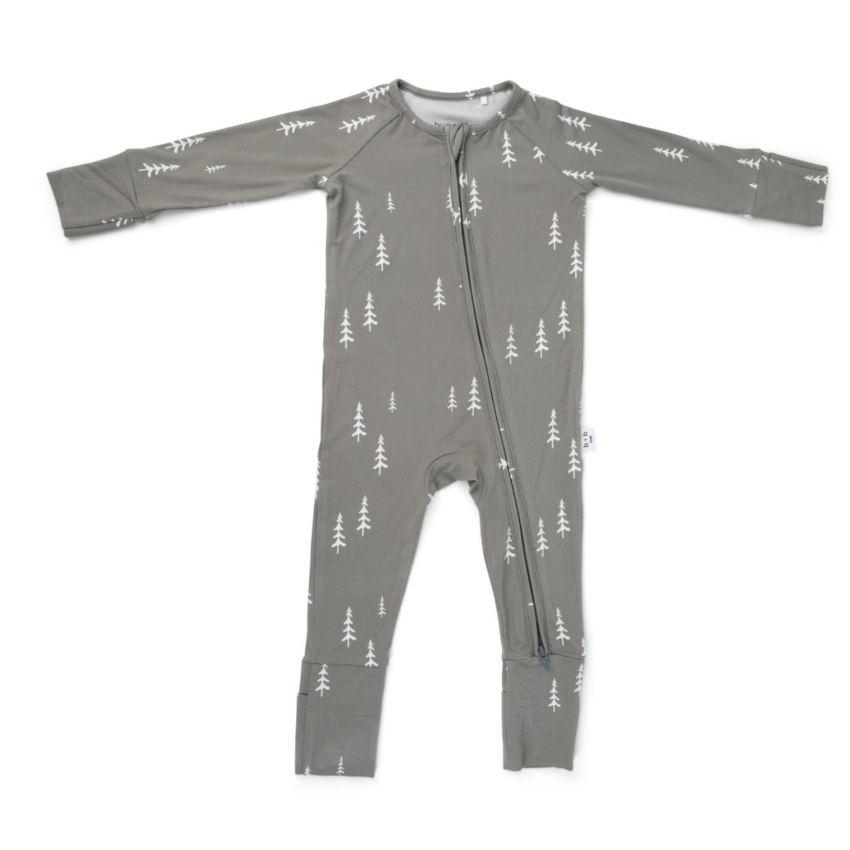 【もずく】B Camp-ball Fleece Rompers 90 Bamboo 2-Way Convertible Zip Romper - Forest – bug + bean kids