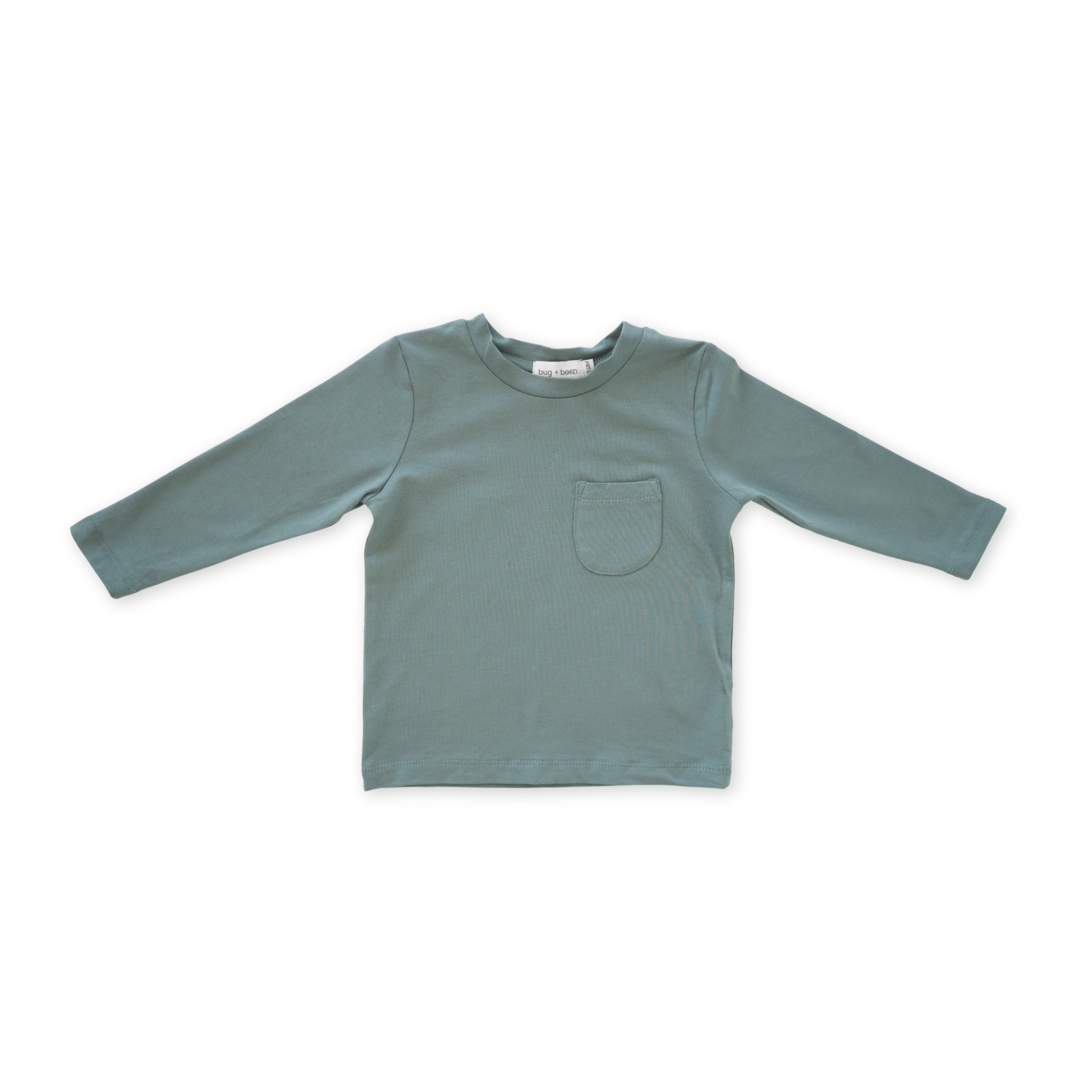 baby_g24 Thyg Charlie Long Sleeve Tee – Thyme Green | Organic Cotton Kids – bug