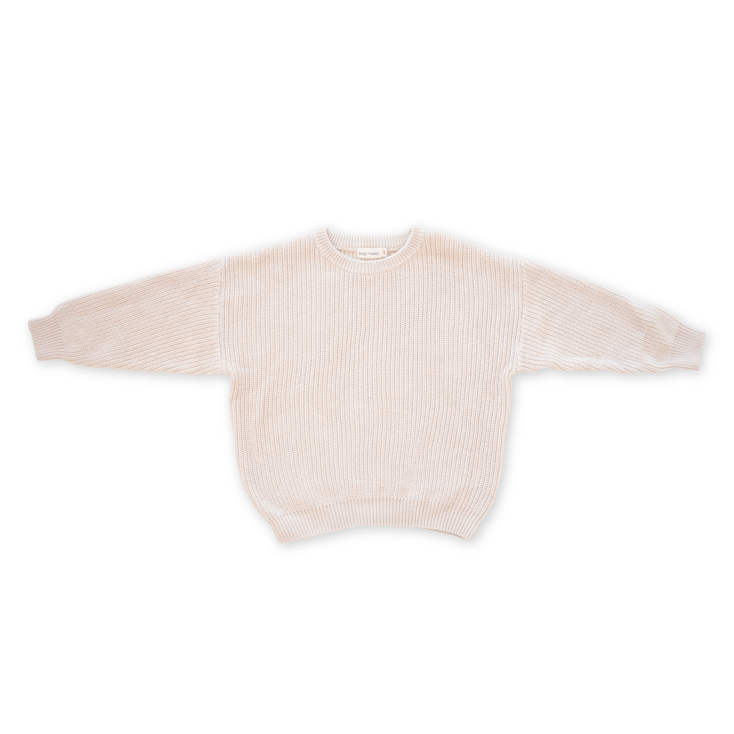 Sutton Chunky Knit Sweater – Vanilla | Organic Cotton Kids – bug +