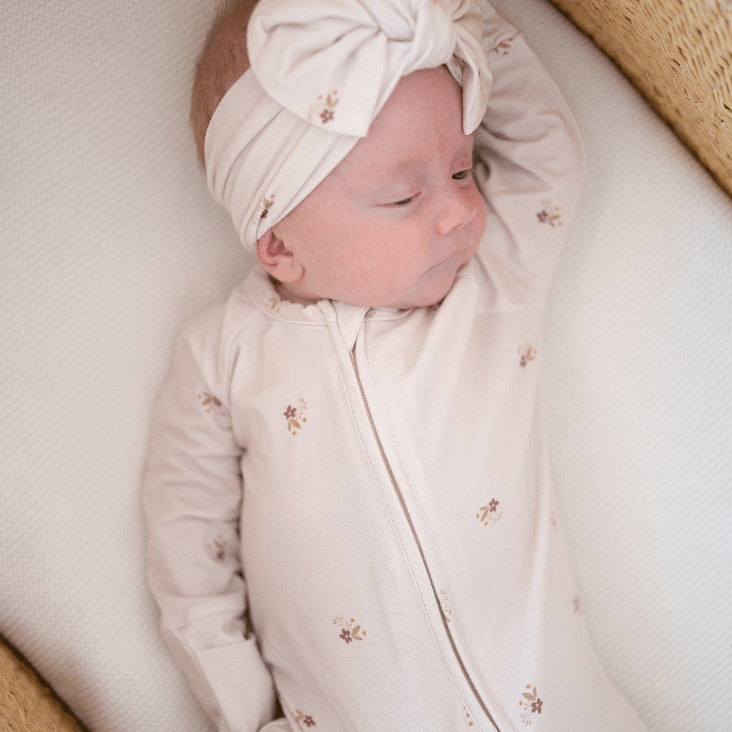 Bamboo 2-Way Convertible Zip Romper Fawn Meadow – bug + bean kids