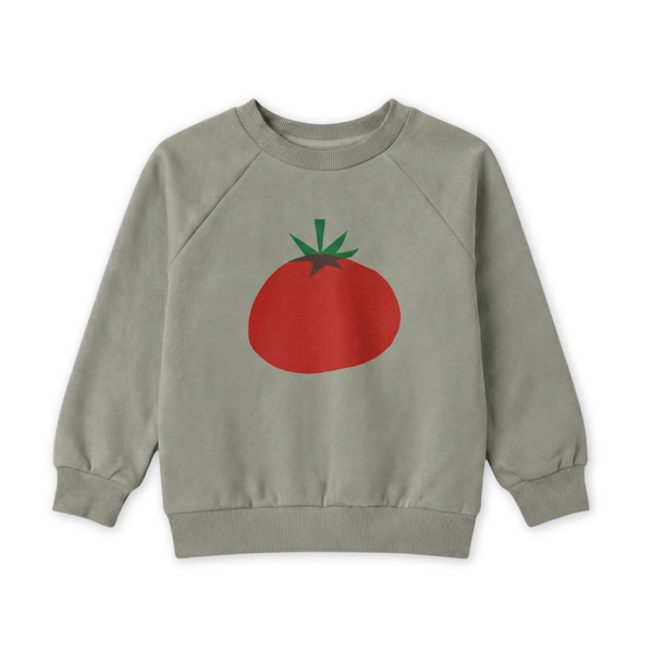 Organic Cotton Sweatshirt - Tomato