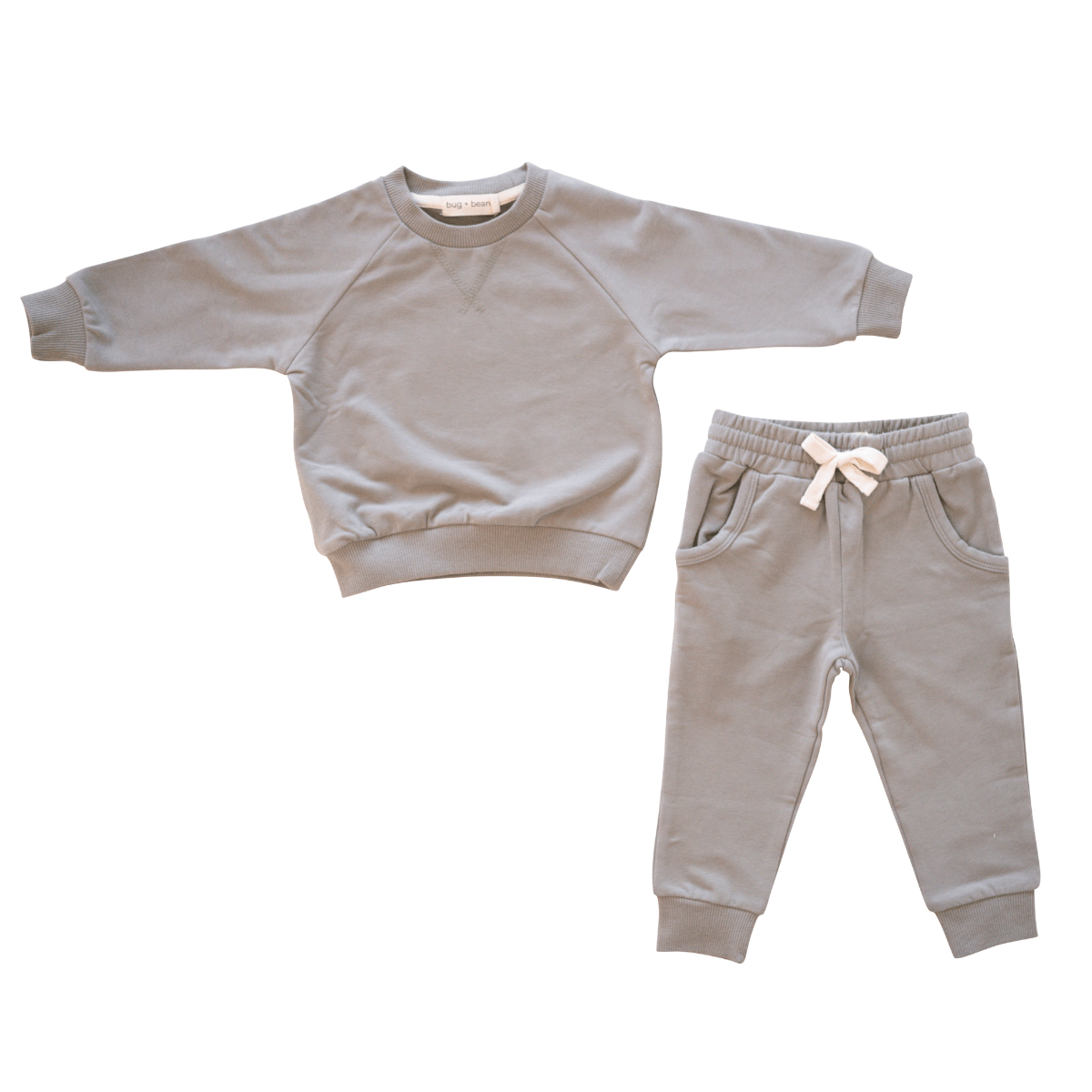 Sweatshirt Jogger Matching Set Sage bug bean kids