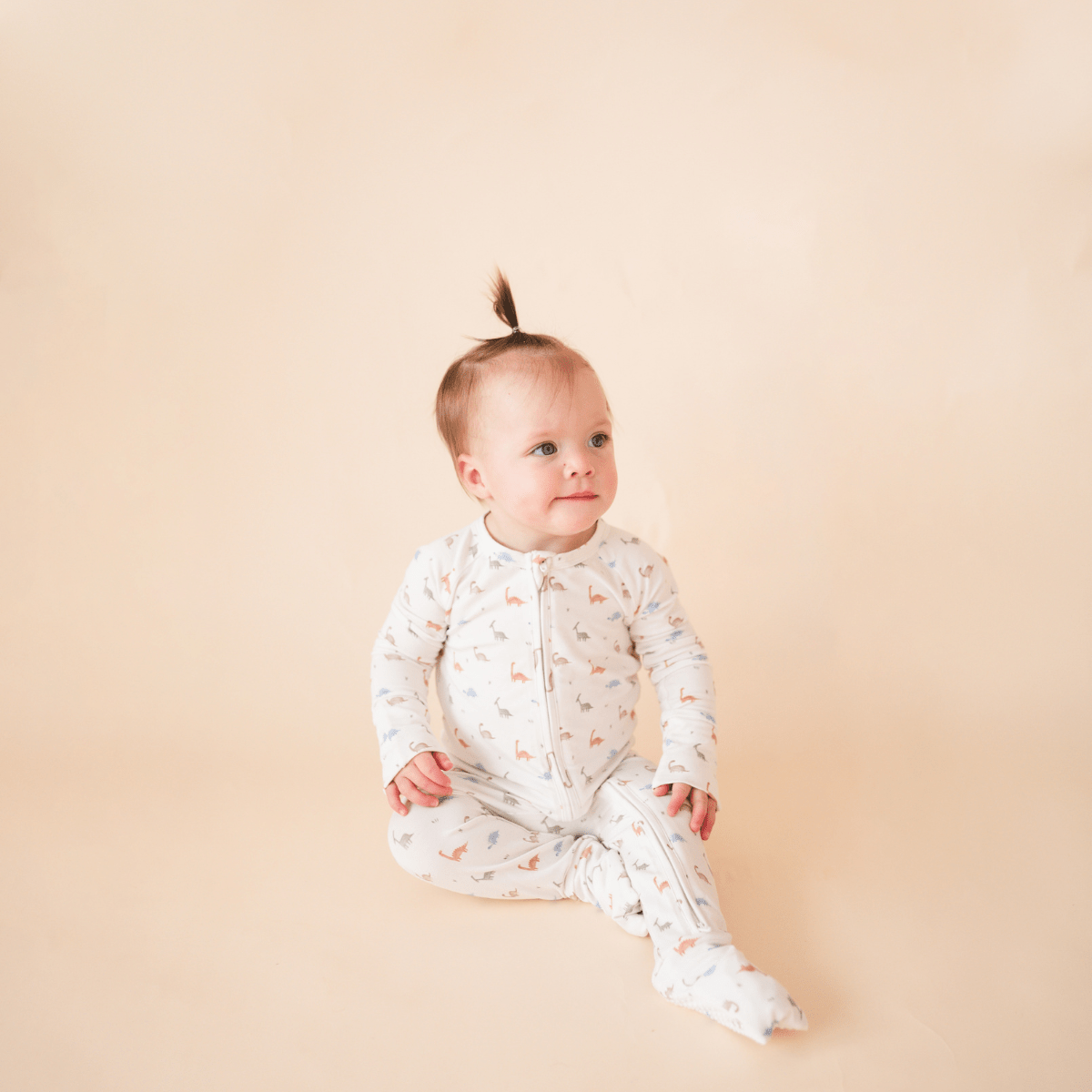 Bamboo 2-Way Convertible Zip Romper - Dinosaur – bug + bean kids