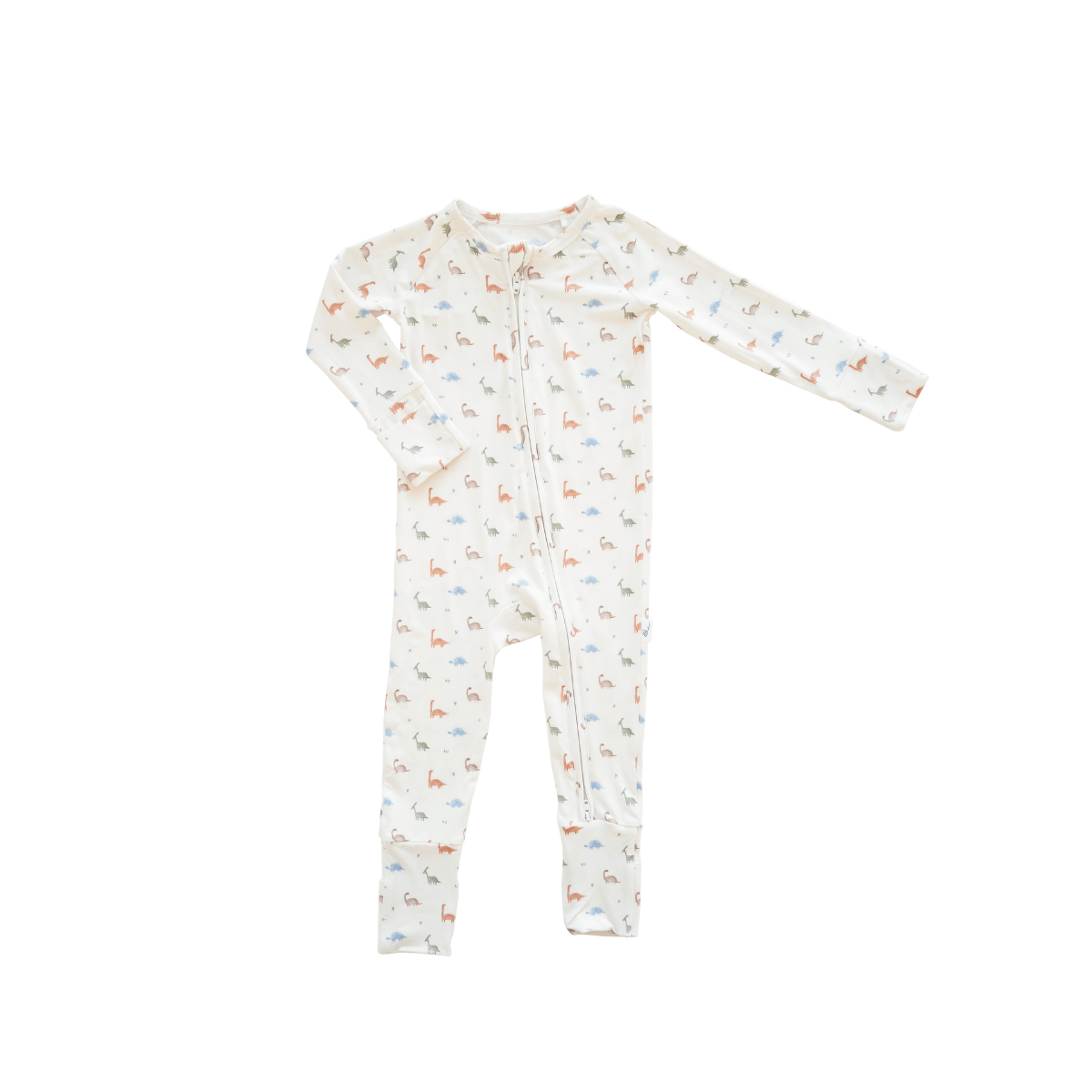Bamboo 2-Way Convertible Zip Romper - Dinosaur – bug + bean kids