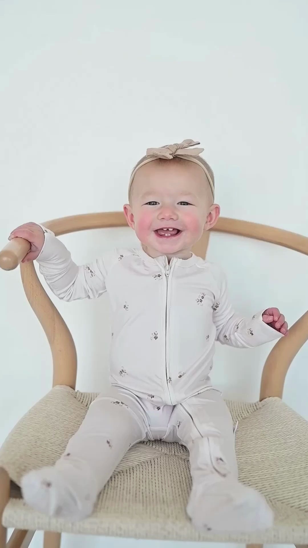 Bamboo 2-Way Convertible Zip Romper Fawn Meadow – bug + bean kids