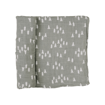 Cotton Muslin Swaddle, Pines