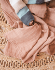 Organic Muslin Swaddle Blanket - Natural