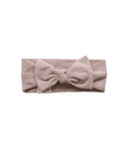 Organic Ribbed Cotton Knot Bow