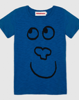t-shirt, blue crazy monkey