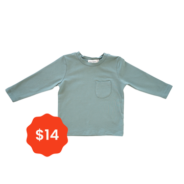 Charlie Long Sleeve Jersey Tee - Thyme