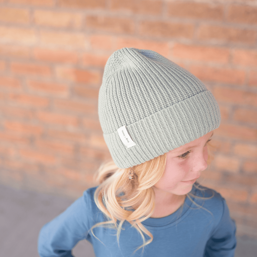 Chunky Knit Beanie - Sage