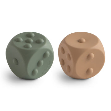 Dice Press Toy 2-Pack - Dried Thyme/Natural