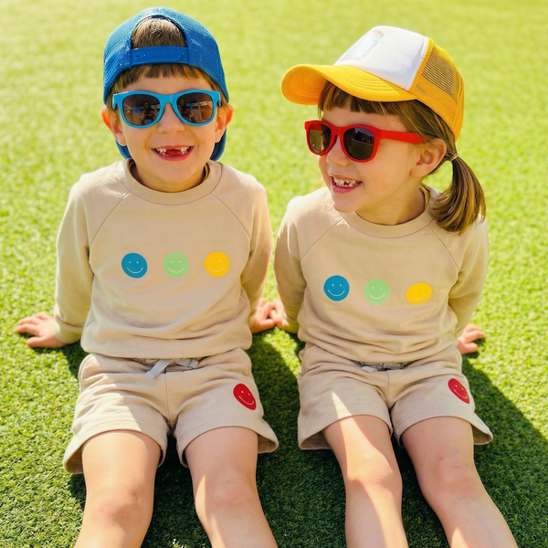 Organic Cotton Sweatshirt - Smiley