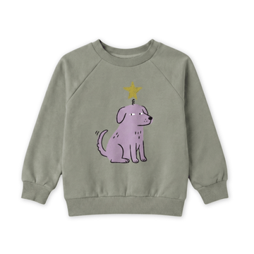 Holiday French Terry Sweatshirt - Star Dog