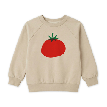 Organic Cotton Sweatshirt - Tomato