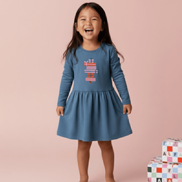 Gifted Long Sleeve Jersey Dress