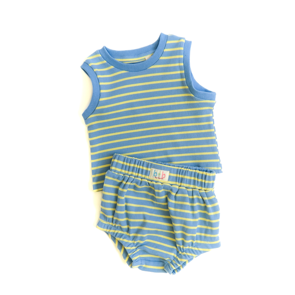 Ribbed Set - Sand + Surf