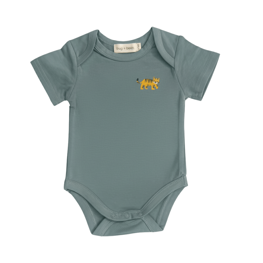 Tiny Tiger Organic Cotton Short Sleeve Bodysuit