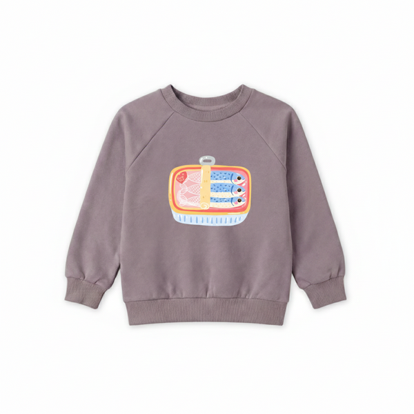 Organic Cotton Sweatshirt - Sardines