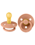 Bibs Classic round pacifier Set of Two Peach