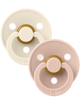 BiBS Classic Round Pacifier Set of Two - Size 3