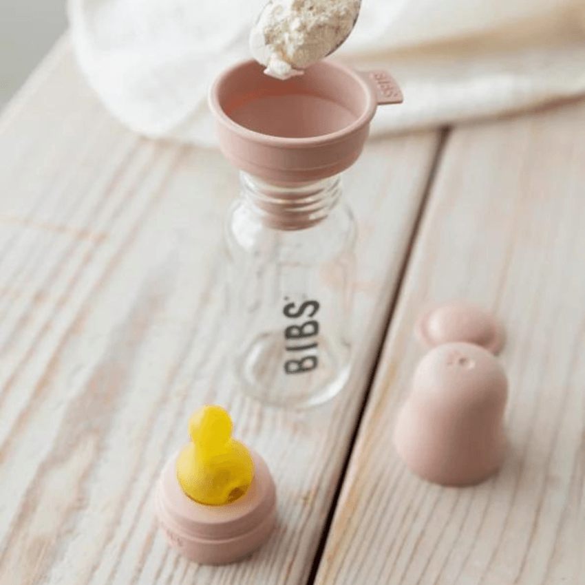 Baby Glass Bottle Set 225ml, Ivory