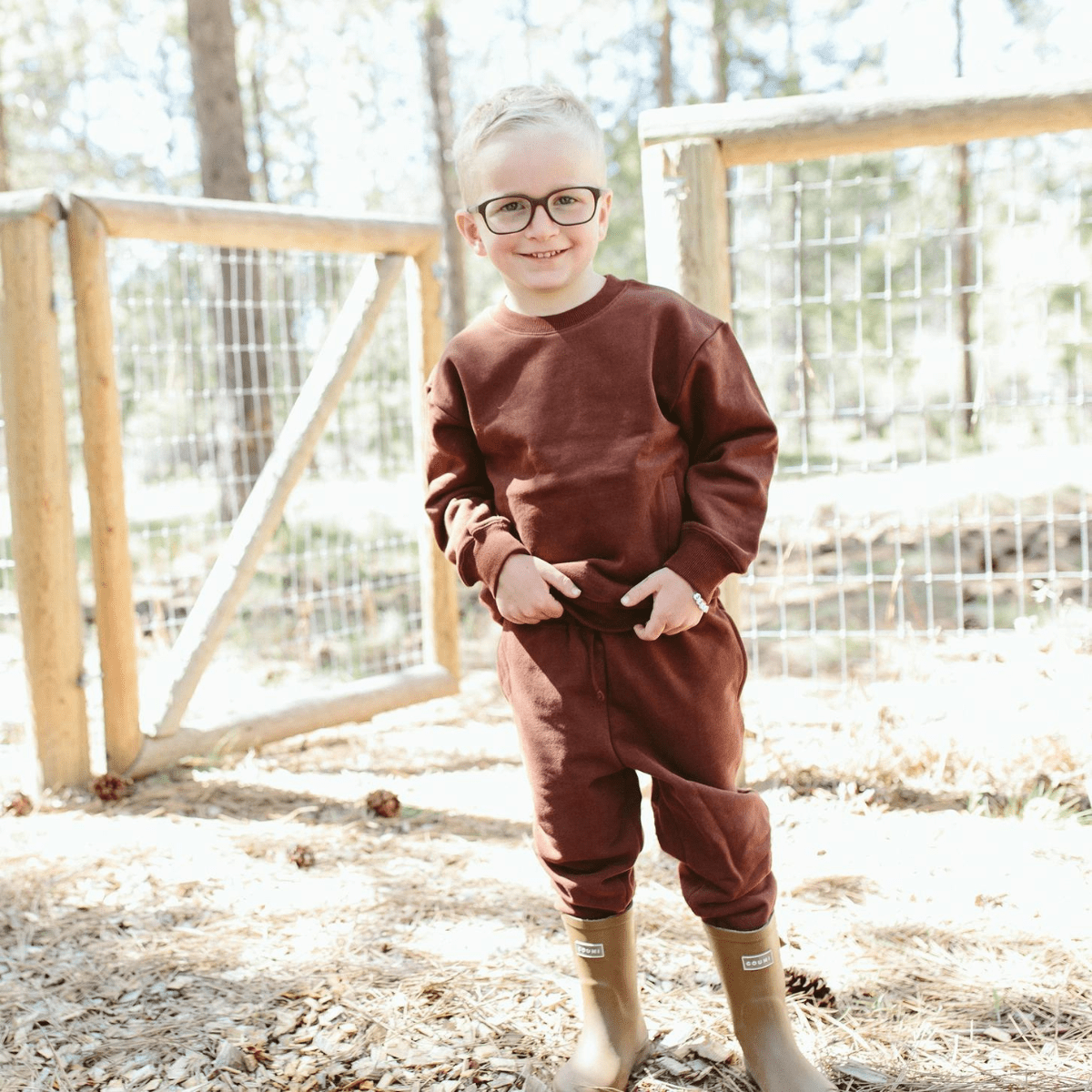 Children's 2 Piece Cotton Sweat Suit Set by Blu and Ben – BeWea