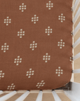 Mebie Baby Cotton Muslin Crib Sheet, Chestnut Textiles