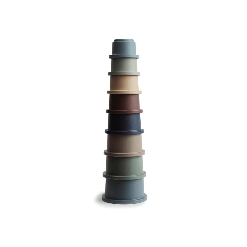 Mushie Stacking Cups Toy, Forest
