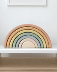 Sabo Wooden Rainbow Stacker, Pastel